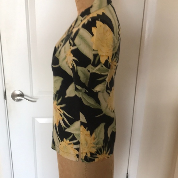 💫Tommy Bahama Silk Women’s Tropical Blouse - Picture 2 of 7
